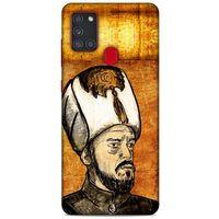 Samsung Galaxy A21s Uyumlu Kılıf Ottoman (45) Liquid Air Kılıf İbrahim Sultan