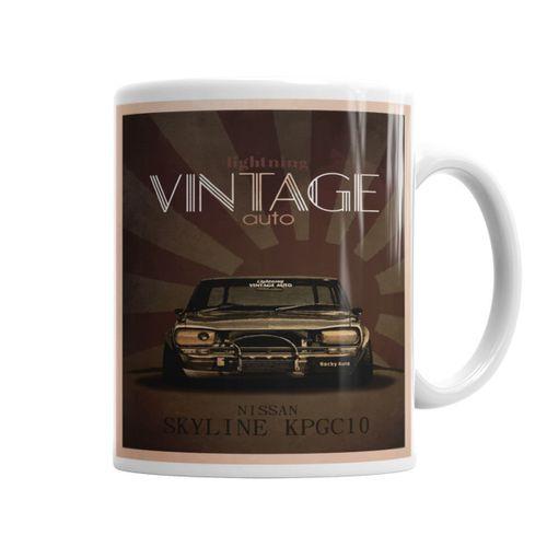 Skyline Vintage Kupa Bardak Porselen