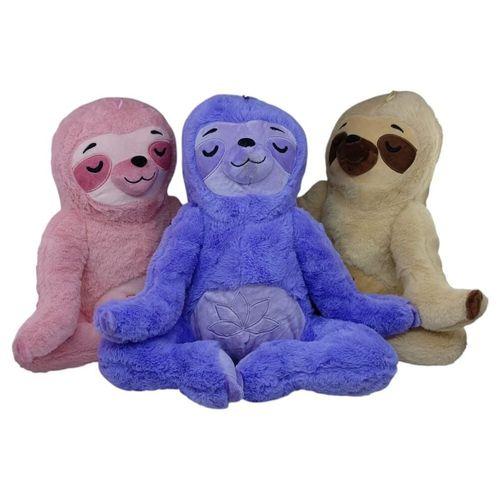 PL62483 - PELUŞ YOGACI TEMBEL HAYVAN 40 CM 3 AST