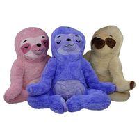 PL62483 - PELUŞ YOGACI TEMBEL HAYVAN 40 CM 3 AST