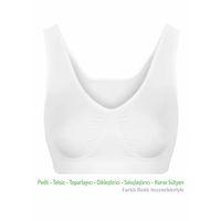 Alışveriş Meydanı Kadın Beyaz Pedli Kalın Askılı Dikleştirici Sıkılaştırıcı Toparlayıcı Sütyen Korse