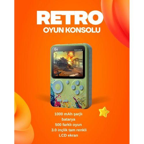500 Oyun Hafızalı G5 Game Box – Renkli Lcd Ekranlı