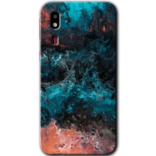 Samsung Galaxy A2 Core Kılıf HD Desen Baskılı Arka Kapak - Liquid Colorfull