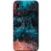 Samsung Galaxy A2 Core Kılıf HD Desen Baskılı Arka Kapak - Liquid Colorfull