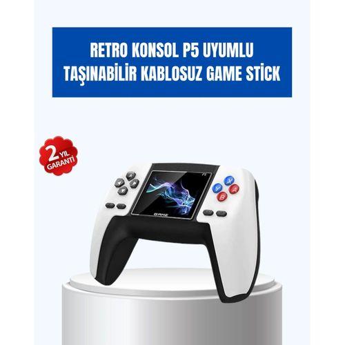 520 Oyunlu Taşınabilir Retro Oyun Konsolu | P5 Gamepad