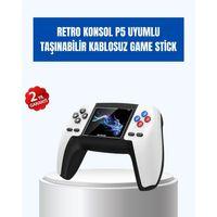520 Oyunlu Taşınabilir Retro Oyun Konsolu | P5 Gamepad