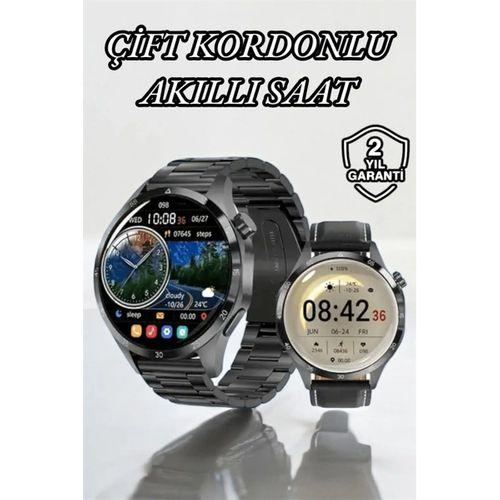 Çift Kordonlu Yüksek Çözünürlüklü Akıllı Saat Uyku İzleyici & Spor Modları