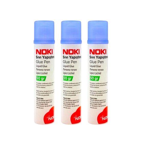 NOKİ GLUE PEN SIVI YAPIŞTIRICI 50 gram ( 3 Adet )