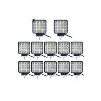 12 Adet 16 Ledli Off Road Sis Farı Çalışma Lambası 12 Volt / 24 v