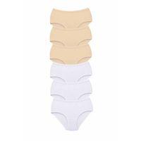 6 Adet Tutku Kadın Yüksek Bel Bato Kalın Lastik Külot S9