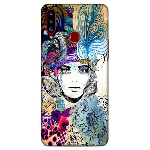 Lopard Samsung Galaxy A20s Uyumlu Kılıf Sürreal Yüzler ♀ (20) Koruyucu Kılıf Desenli