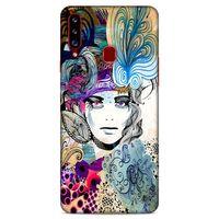 Lopard Samsung Galaxy A20s Uyumlu Kılıf Sürreal Yüzler ♀ (20) Koruyucu Kılıf Desenli