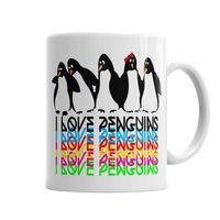 Penguins Pengüen Kupa Bardak Porselen