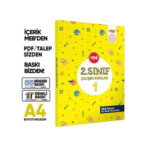 MEB İlkokul 2 Sınıf Çalışma Soruları 1 ve 2 Tüm Dersler Kazanım Pekiştirme Kitap Seti BASKI ÜCRETİ