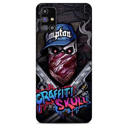 Samsung Galaxy M31s Uyumlu Kılıf Motorsiklet (33) Hybrid Kılıf Harley Davidson