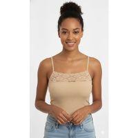 Şahinler Dar Dantel İp Askılı Ten B607