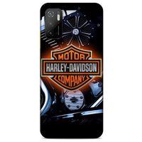 Xiaomi Poco M3 Pro Uyumlu Kılıf Motorsiklet (13) Silikon Kap Harley Davidson