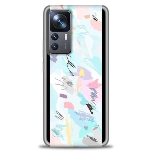 Xiaomi Mi 12T Kılıf HD Baskılı Kılıf - Blue and Purple + Tam Ekran Koruyucu