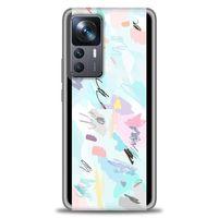 Xiaomi Mi 12T Kılıf HD Baskılı Kılıf - Blue and Purple + Tam Ekran Koruyucu