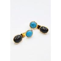 Taşlı Küpe - Altın