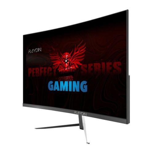 RAYDIN MM24RFA-200HZ, 23.6’’, 1ms, 200Hz, Full HD, HDMI, DP, Hoparlör, VA LED, R1650 Curved, Frameless, FreeSync Gaming Monitör