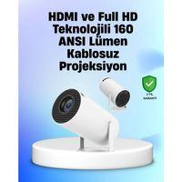 4k Uyumlu 130 İnç Full Hd Projeksiyon Cihazı Ve Kablosuz Aktarım Özelliği