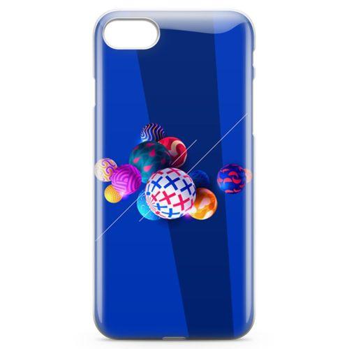 Apple iPhone 7 Kılıf 3D Toplar Arka Kapak Koruma Desenli Full Koruyucu