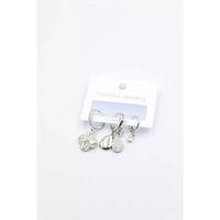 3'lü Yonca Küpe - Gümüş