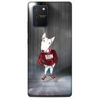 Samsung Galaxy S10 Lite Kılıf FunnyMaX (41) Tank Kılıf Gri Bull Teriyer