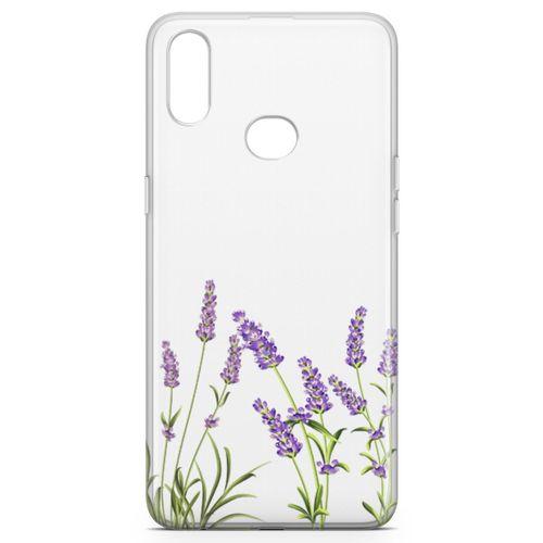 Samsung Galaxy A10s Kılıf Lavanta Kolonyası Arka Kapak Koruma Desenli Full Koruyucu