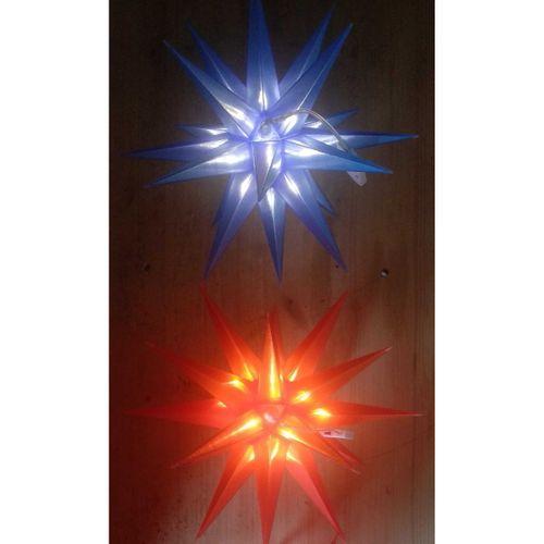 Noel yıldızı (Poinsettia) Aydınlatma ile küçük - 5139499