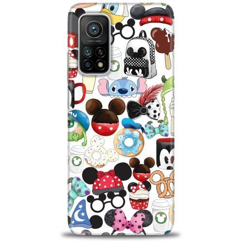 Xiaomi Mi 10T Pro Kılıf HD Baskılı Kılıf - Donut ve Dondurmalar + Tam Ekran Koruyucu