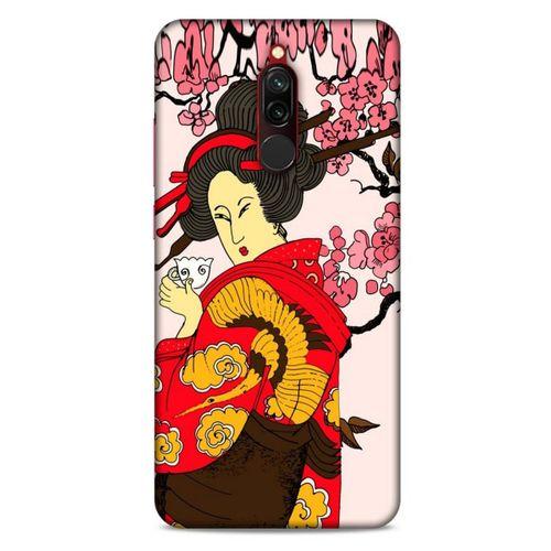 Xiaomi Redmi 8 Kılıf Japonya (10) Full Koruma Kılıfı Japon Geyşa