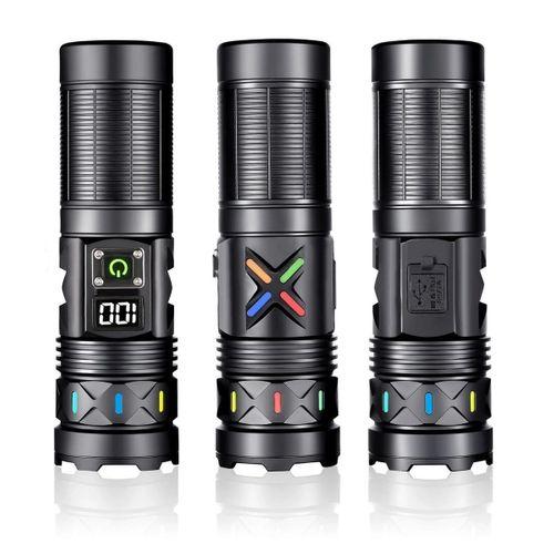 Bedotech Bd-5 30w Tg Led Alüminyum Alaşımlı Zoomlu Type-c Dijital Göstergeli  El Feneri