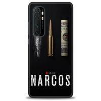 Xiaomi Mi Note 10 Lite Kılıf HD Baskılı Kılıf - Narcos + Tam Ekran Koruyucu