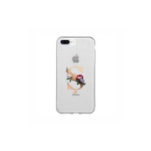 iPhone 8 Plus Ş Harfi Desenli Şeffaf Telefon Kılıfı