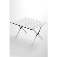 Box&Box Alüminyum, Katlanabilir Kamp ve Piknik Masası, Omuz Askılı Taşıma Çantasıyla, Large, Gri