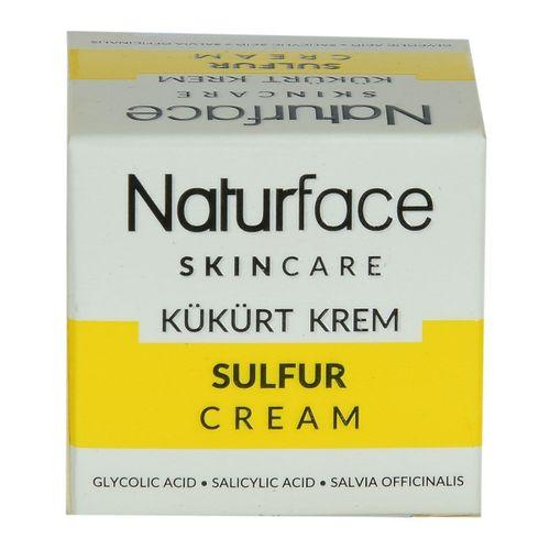 Naturface Kükürt Krem Adaçayı Yağlı Cilt Bakımı Sulfur Cream 20 ML