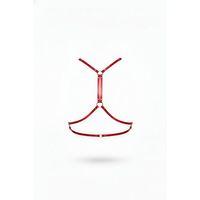 Kırmızı Kadın Kemer Deri Vücut Aksesuarı - Brf203