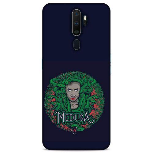 Lopard Oppo A5 2020 Uyumlu Kılıf Tattoo's (3) Kapak Medusa Dövmesi