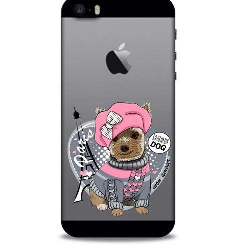 Zoologix (88) Apple Iphone 5 Şeffaf Kılıf Silikon Desenli