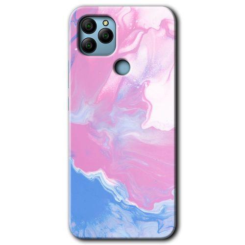 General Mobile GM 21 HD Baskılı Kılıf + 9D Tam Ekran Koruyucu - Liquid Lekeler Art