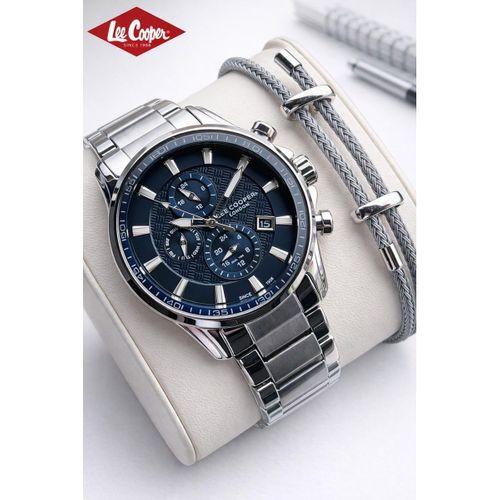 Lee Cooper İç Kadran Fonksiyonları Aktif Bileklik Hediyeli 2 Yıl Garantili Erkek Kol Saati E8330.390