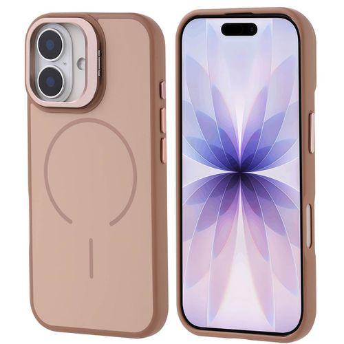 Apple iPhone 17 Kılıf M-safe Şarj Özellikli Kamera Standlı Zore Notron Kapak