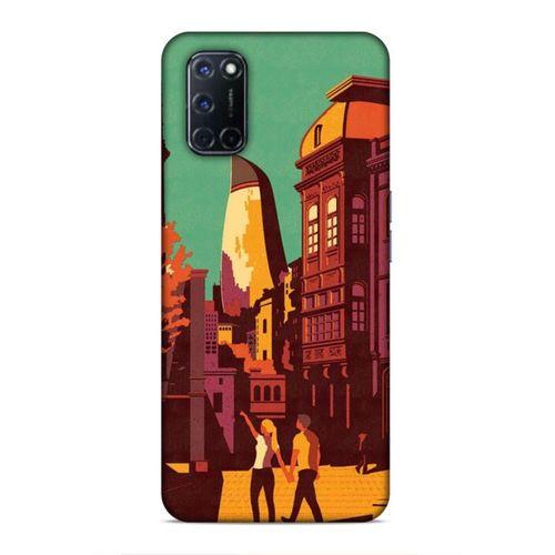 Oppo A72 Uyumlu Kılıf Azarbaijan (44) Tough Armor Kılıf Bakü Çizim