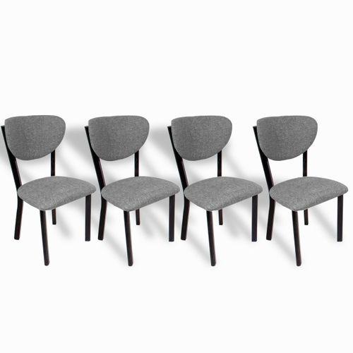 Dockers Elma Sandalye (4 Adet) - Keten Füme