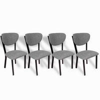 Dockers Elma Sandalye (4 Adet) - Keten Füme