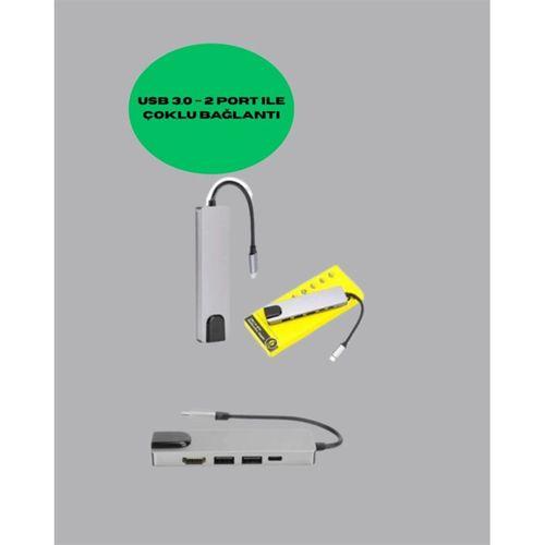 4k Hdmı Çıkışlı, Gigabit Ethernet'li Usb‑c Çoklu Port Hub