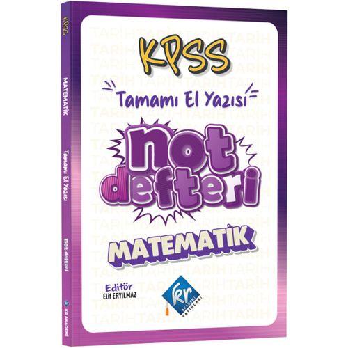KPSS Matematik Problemler Konu Anlatımı Defteri KR Akademi