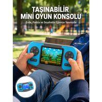 Taşınabilir Mini Video Oyun Konsolu Ergonomik Tasarım